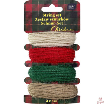 Zestaw sznurków 4x5m Christmas INTERDRUK
