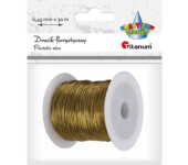 Drucik florystyczny 0,45mm x 30m złoty 339369 TITANUM