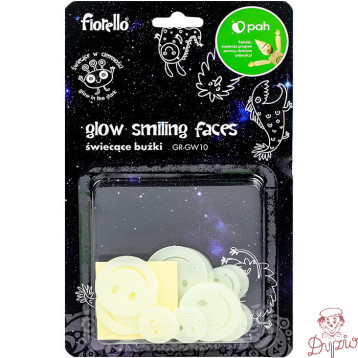 Ozdoby fluorescencyjne BUŹKI miks 25szt. GR-GW10 170-2806 FIORELLO