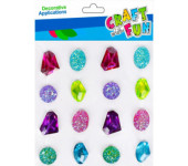 Kryształki samoprzylepne SZLACHETNE (16 szt) 501437 CRAFT WITH FUN