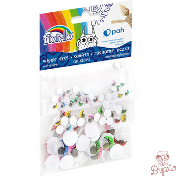 Oczka samoprzylepne z rzęsami GR-KE3P3 FIORELLO 170-2608