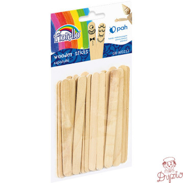 Ozdoby drewniane szpatułki 24szt. GR-WD212 FIORELLO 170-2610