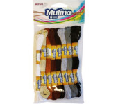 Mulina biały/beże/brązy/czarne MUL01 BREWIS