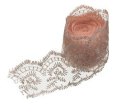 Koronka 3.8 cm x 2m pudrowy róż KOR38-1 BREWIS