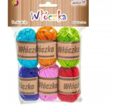 Włóczka mix kol. 38m 6szt. WL-9410 ALIGA