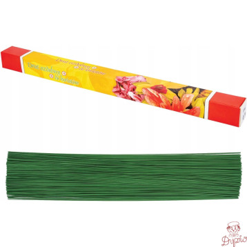 Druty florystyczne zielone 1,2mm dł. ok.40cm 1kg DA-1664 ALIGA