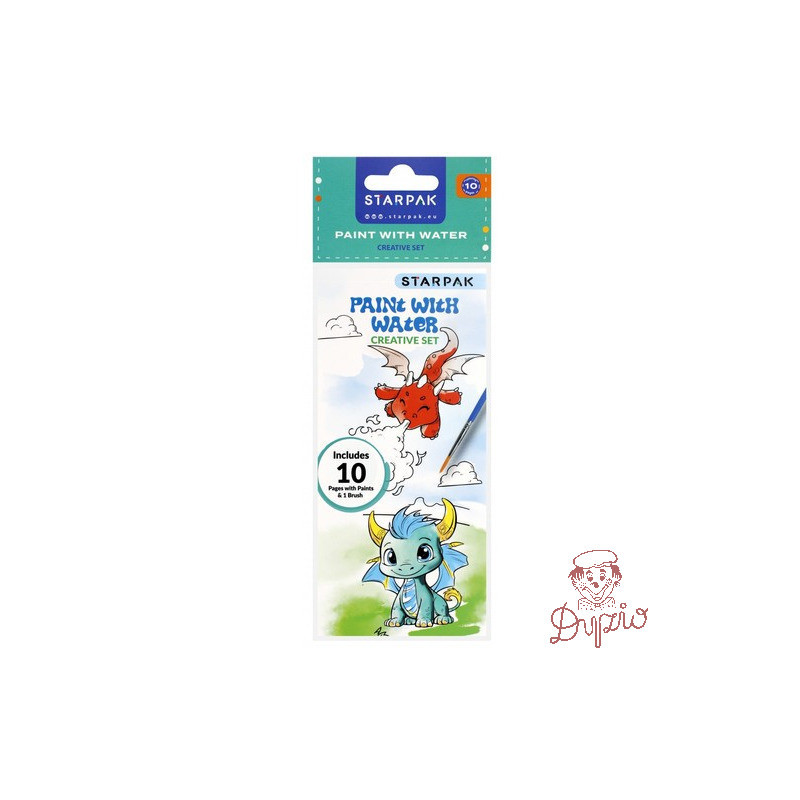 Zestaw kreatywny malowanie wodą BOY 529935 STARPAK