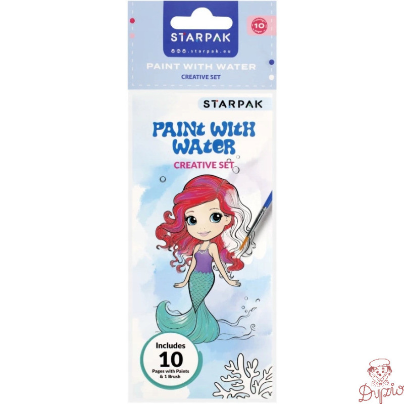 Zestaw kreatywny malowanie wodą GIRL 529934 STARPAK