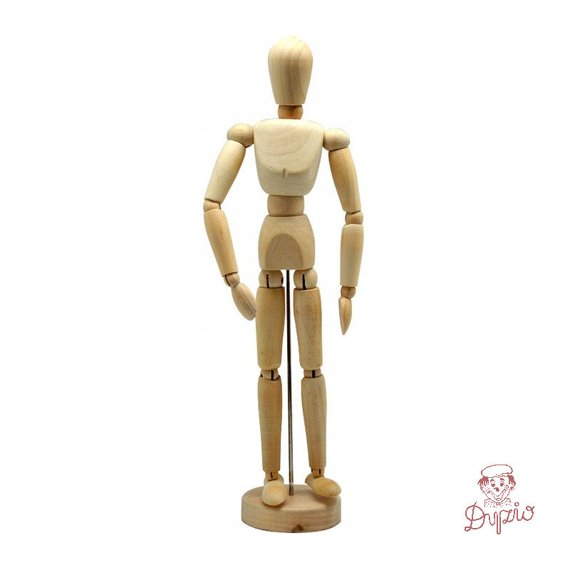 Manekin drewniany 20cm-model postaci ludzkiej A12201