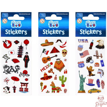 Naklejki 66x180 S-BOO WORLD TRAVEL USA-MEXICO 489560