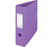 Segregator ESSELTE Colour`Breeze z polyfoamu A4 82mm lawendowy 628428