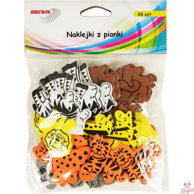 Naklejki z pianki ZOO PVC09 BREWIS