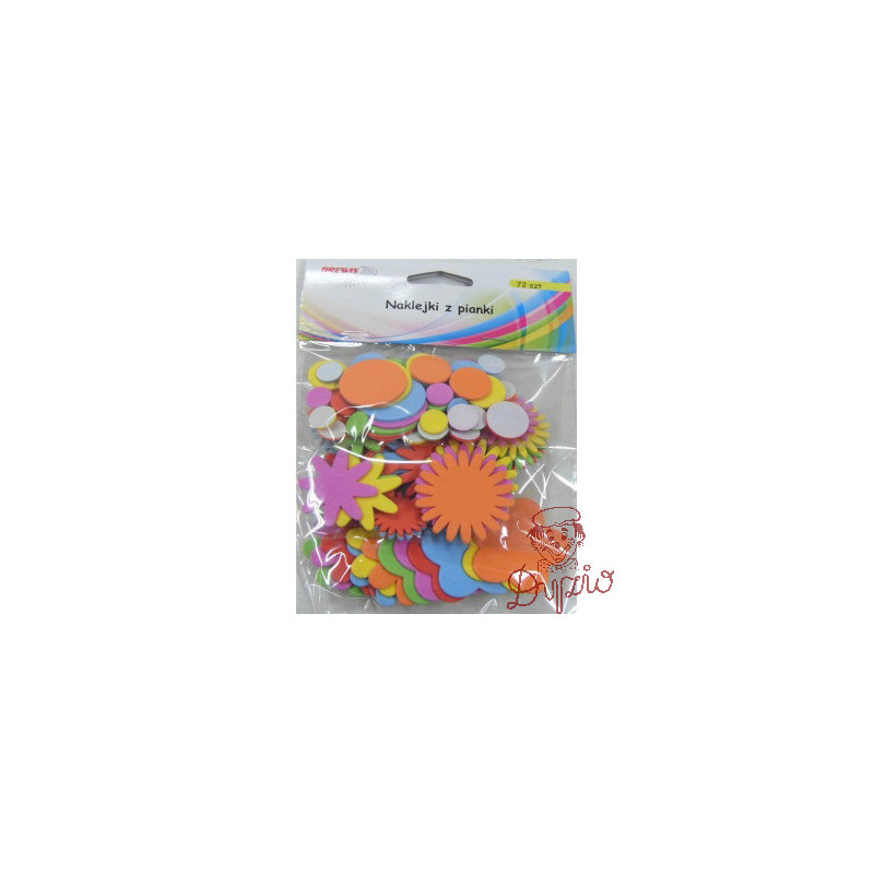 Naklejka piankowa PVC15 kwiatki BREWIS