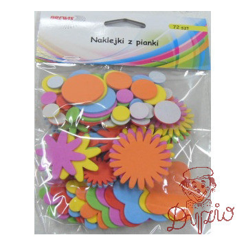 Naklejka piankowa PVC15 kwiatki BREWIS