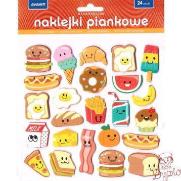 Naklejki dekoracyjne piankowe mix wzorów AVANTI