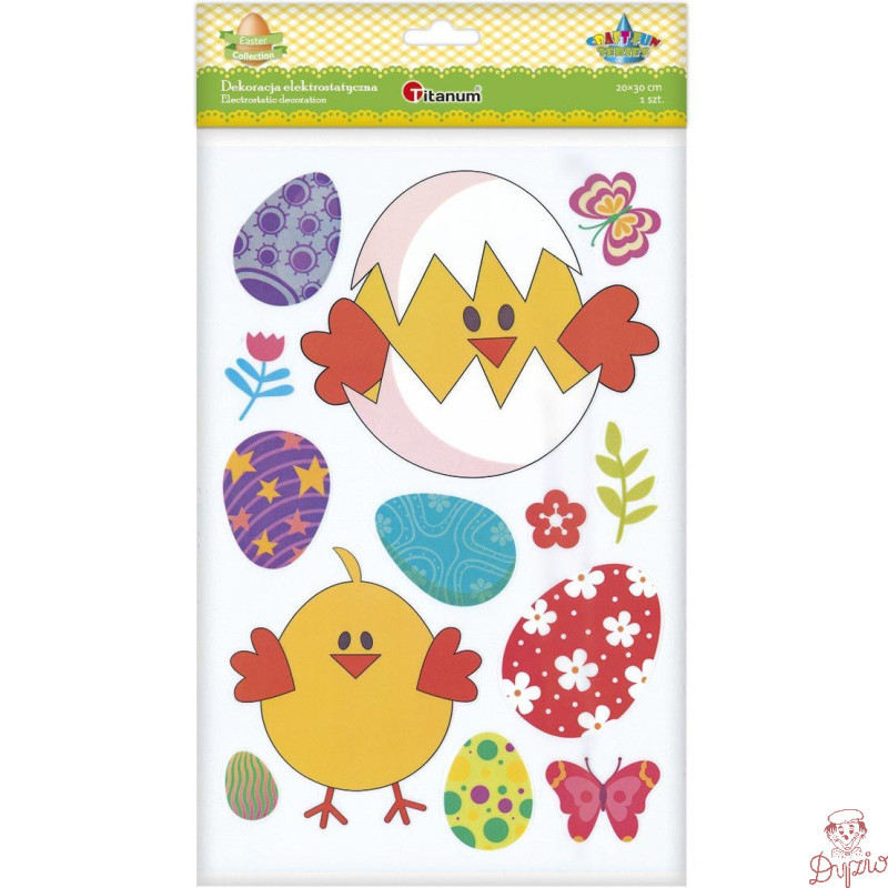 Naklejka Craft-Fun Series Wielkanoc Dekoracja elektrostatyczna 491333 TITANUM