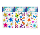 Naklejki KWIATY/MOTYLE mix 8x12cm NK-8931 ALIGA