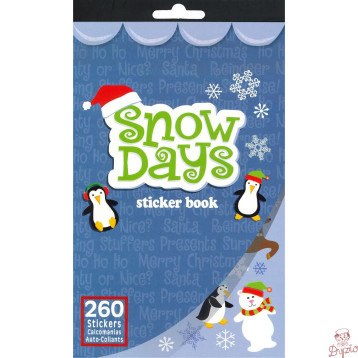 Naklejki SNOW DAYS 3 wzory x 2 ark., 260 szt. 486342 TITANUM