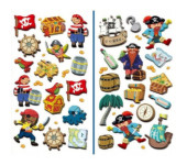Naklejki 3D PIRACI mix CLA14 BREWIS