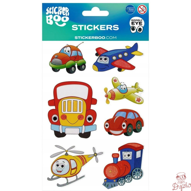 Naklejki 140x260mm POJAZDY 537777 STICKERBOO