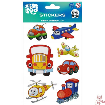 Naklejki 140x260mm POJAZDY 537777 STICKERBOO