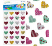 Naklejki SERCA metalik 28szt 545814 CRAFT WITH FUN