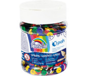 Cekiny confetti kółka łamane GR-C90-8 FIORELLO słoik 90g. 170-2540