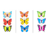 Motylki dekoracyjne na klipsie 7,5cm (3) MOD-5397 ALIGA