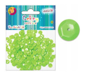 Cekiny pastelowe jasno zielone 8mm, 10g WMT-105(32) ALIGA