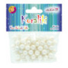 Koraliki plastikowe opalizujące perłowe 10mm (80szt.) PJ-0836 ALIGA
