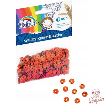Cekiny konfetti FIORELLO GR-C14-6C kółka miedziane 170-2511