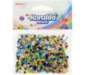 Koraliki akrylowe 35mm mix kolorów (30g) KZ9 BREWIS