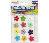 Kwiatuszki skórzane (12 sztuk) KS1 BREWIS