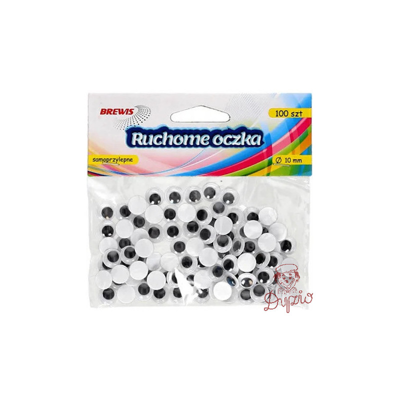 Ozdoba dekoracyjna oczka 10mm (100szt.) RO3 BREWIS 680389