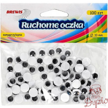 Ozdoba dekoracyjna oczka 10mm (100szt.) RO3 BREWIS 680389