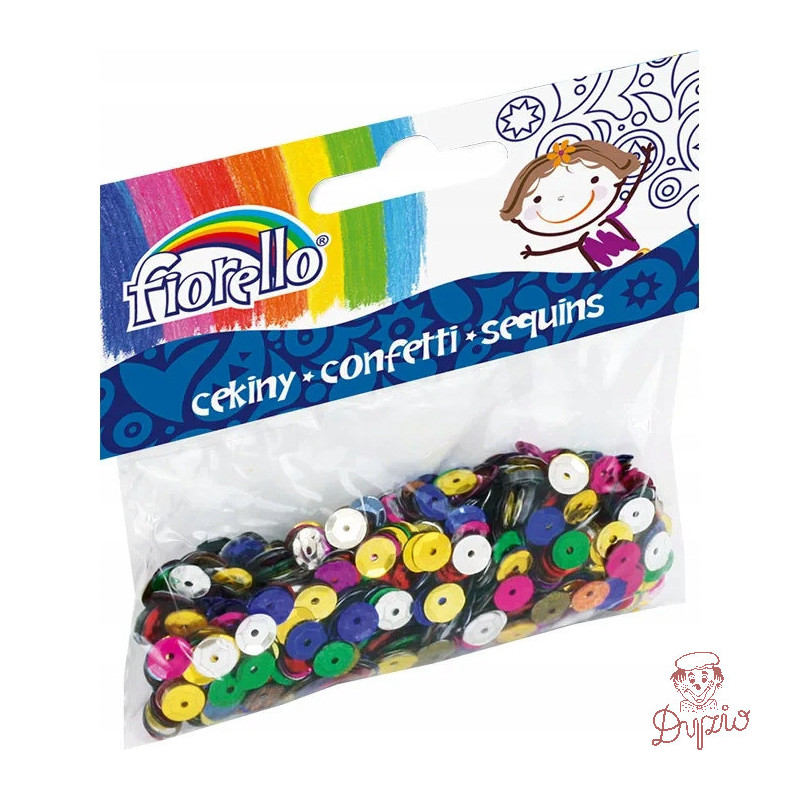 Cekiny konfetti FIORELLO kółka łamane GR-C14-7 170-2241