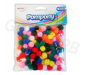 Pompony standard 10mm mix kolorów POM33 BREWIS