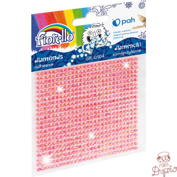 Diamenciki samoprzylepne różowe małe GR-DS040 170-2400 FIORELLO
