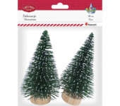 Ozdoba świąteczna choinka 10cm (2 szt.) 463767 TITANUM