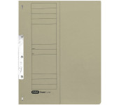 Skoroszyt wpinany do segregatora hakowy 1/2 A4 szary 100551894 ELBA