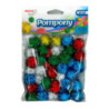 Pompony metaliczne 2cm mix POM21 (40 sztuk) BREWIS