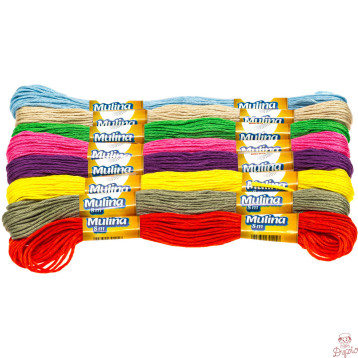 Mulina pastelowa mix 8 kol. 8m MPMIX BREWIS