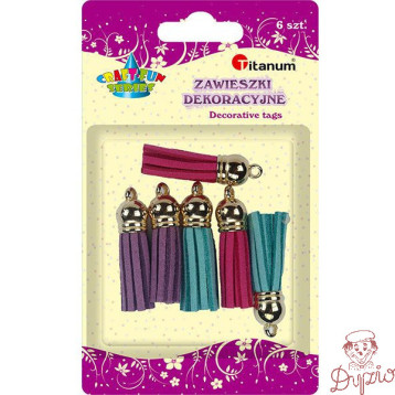 Zawieszki dekoracyjne FRĘDZLE 6szt. 373287 TITANUM