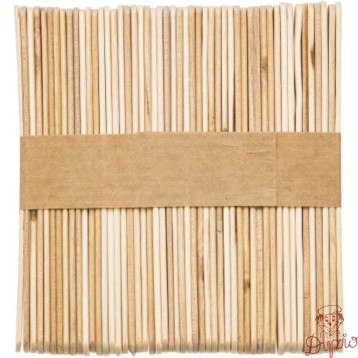Patyczki kreatywne drewniane 140mm jumbo naturalne (50szt.) PND140 BREWIS