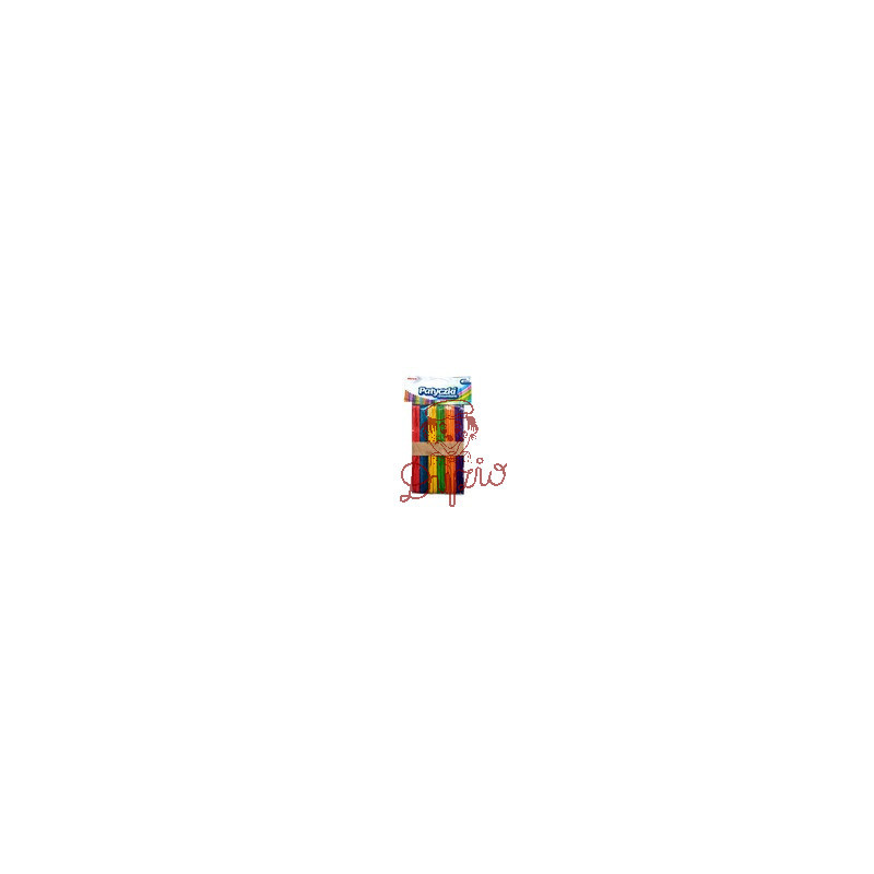 Patyczki kreatywne drewniane 140mm jumbo mix kolor (50szt.) PKD140 BREWIS