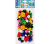 Pompony metalizow. mix (76szt) PM-5512 ALIGA