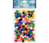 Pompony mix kol. śr.1,3cm (150szt) PM-3489 ALIGA