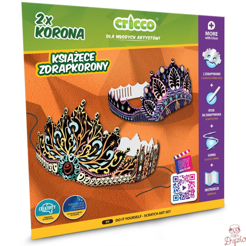 Zestaw ZRÓB TO SAM CRICCO książęce zdrapkorony CR132/B