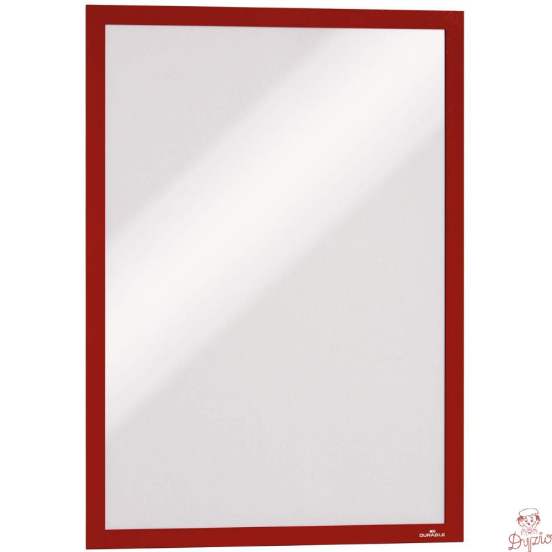 Ramka A3(2)samoprzylepna czerwona 487303 DURAFRAME DURABLE