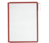 Panel informacyjny A4 (5 sztuk) czerwony (ramka) 560603 SHERPA DURABLE